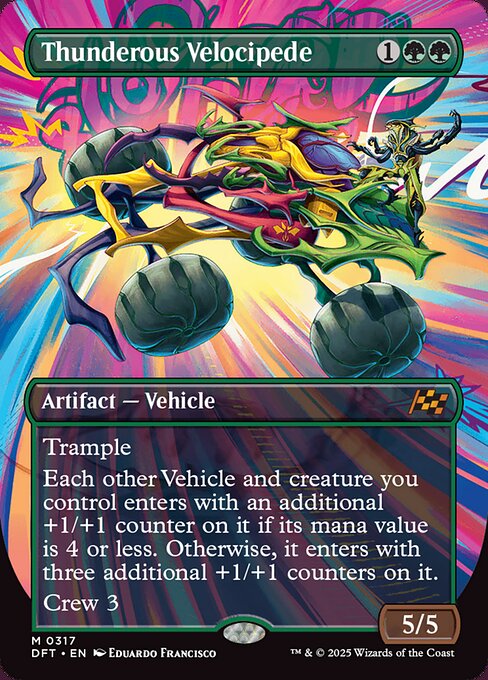 Thunderous Velocipede (Borderless) - Aetherdrift