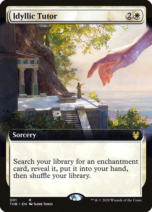 Idyllic Tutor (Extended Art) (Foil) - Theros Beyond Death
