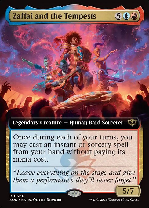 Zaffai and the Tempests (Extended Art) - Secrets of Strixhaven