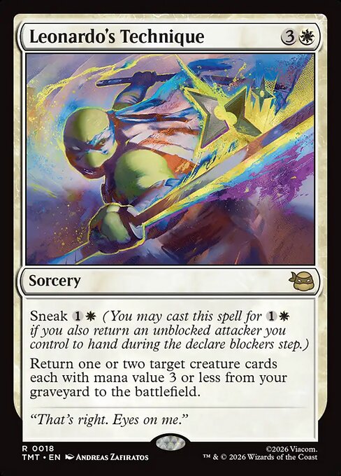 Leonardo's Technique - Teenage Mutant Ninja Turtles