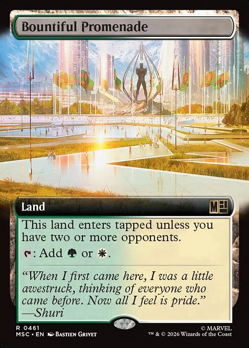 Bountiful Promenade (Extended Art) - Commander: Marvel Super Heroes