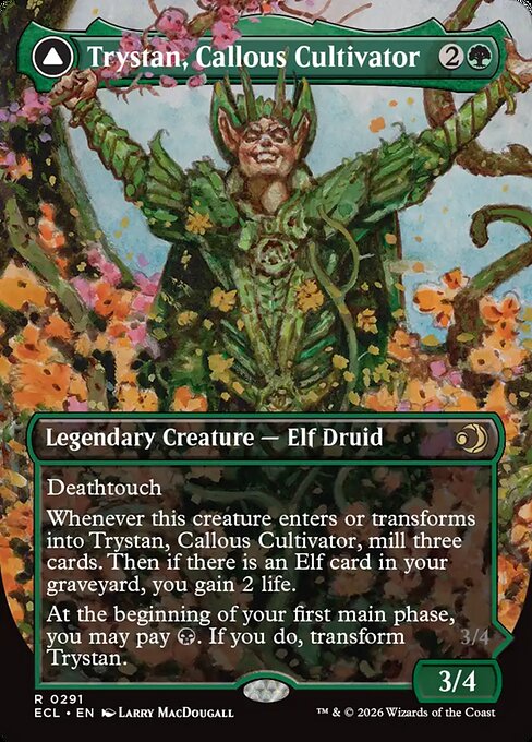 Trystan, Callous Cultivator (Borderless) - Lorwyn Eclipsed