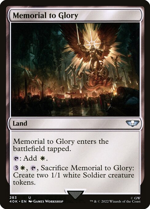 Memorial to Glory - Universes Beyond: Warhammer 40,000