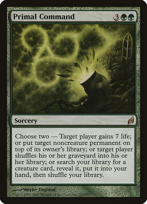 Primal Command (Foil) - Lorwyn
