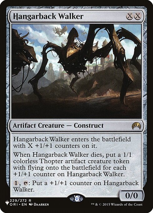 Hangarback Walker - The List Reprints