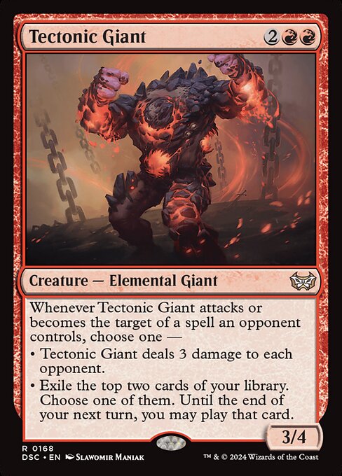 Tectonic Giant - Commander: Duskmourn: House of Horror