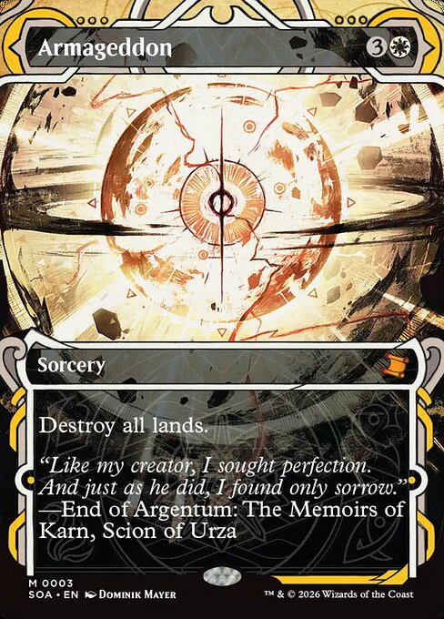 Armageddon (Foil) - Secrets of Strixhaven: Mystical Archive