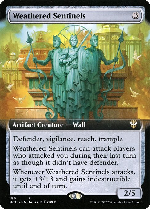 Weathered Sentinels (Extended Art) - Commander: Streets of New Capenna