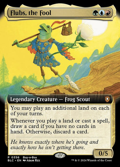 Flubs, the Fool (Extended Art) (Foil) - Buy-A-Box Promos