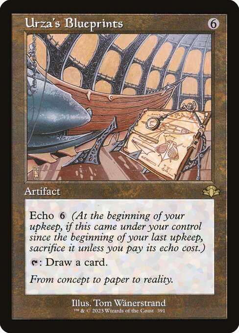 Urza's Blueprints (Retro Frame) - Dominaria Remastered