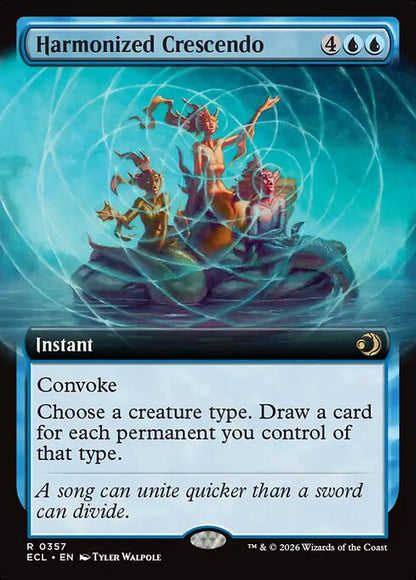 Harmonized Crescendo (Extended Art) - Lorwyn Eclipsed