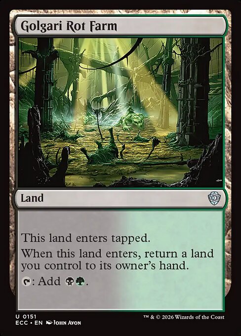 Golgari Rot Farm - Commander: Lorwyn Eclipsed