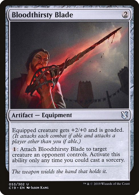 Bloodthirsty Blade - Commander 2019