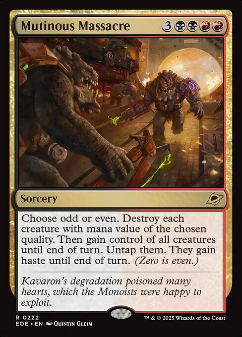 Mutinous Massacre (Foil) - Edge of Eternities
