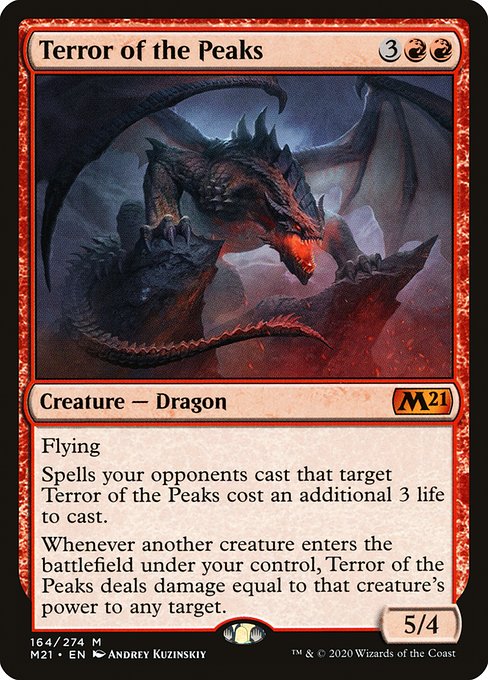 Terror of the Peaks (Foil) - Core Set 2021