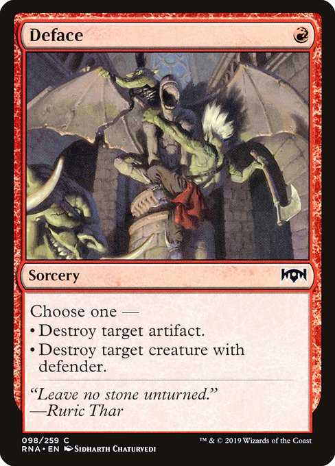 Deface - Ravnica Allegiance