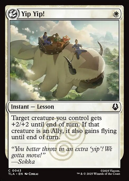 Yip Yip! - Avatar: The Last Airbender