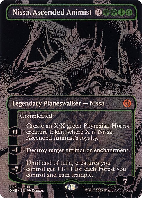 Nissa, Ascended Animist - Phyrexia: All Will Be One
