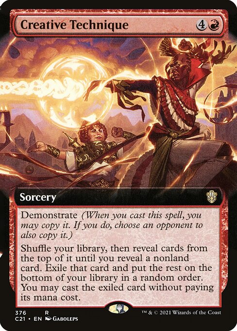 Creative Technique (Extended Art) - Commander 2021
