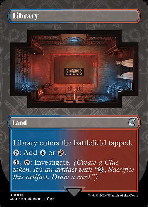 Library (Borderless) - Ravnica: Clue Edition