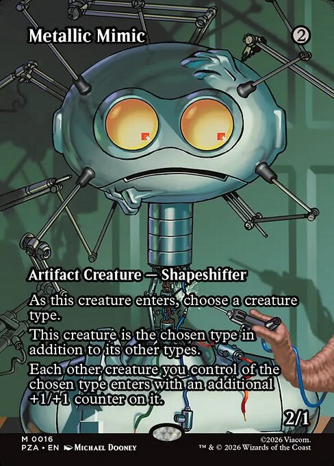 Metallic Mimic (Borderless) (Foil) - Teenage Mutant Ninja Turtles Source Material