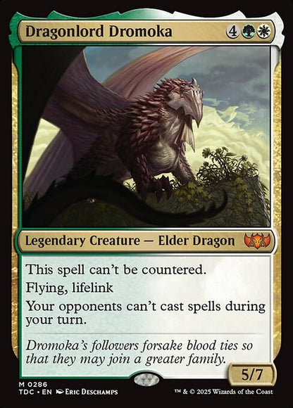 Dragonlord Dromoka - Commander: Tarkir: Dragonstorm
