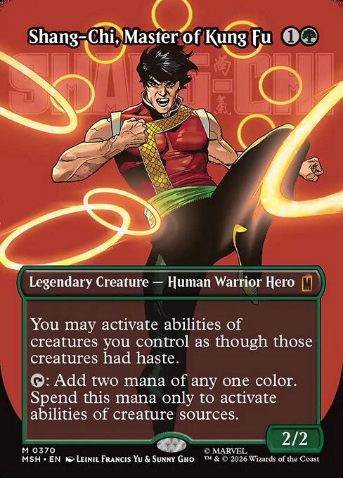 Shang-Chi, Master of Kung Fu (Borderless) (0370) - Marvel Super Heroes