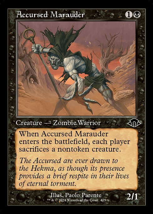 Accursed Marauder (Retro Frame) (Foil) - Modern Horizons 3
