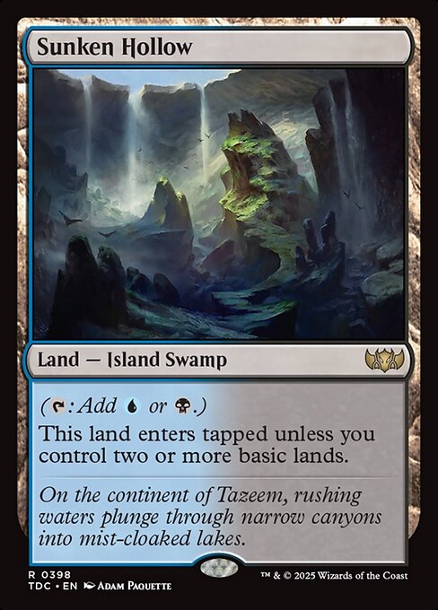 Sunken Hollow - Commander: The Lord of the Rings: Tales of Middle-earth