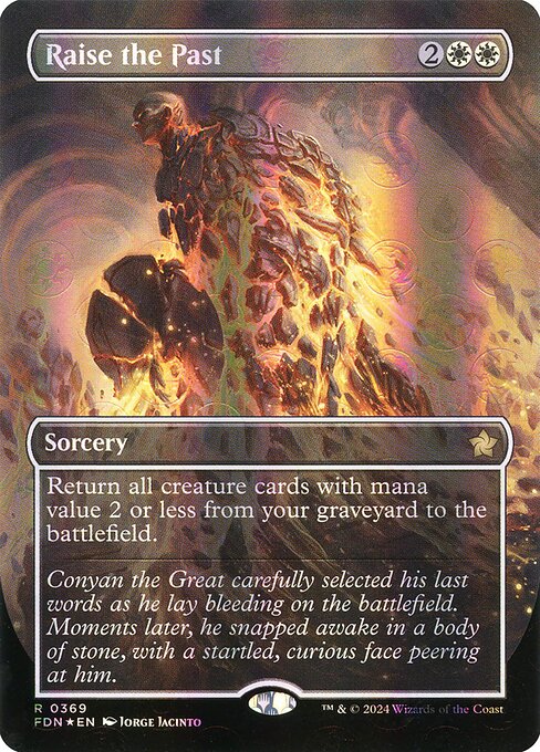 Raise the Past (Foil) - Foundations