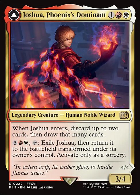 Joshua, Phoenix's Dominant (Foil) - FINAL FANTASY