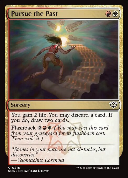 Pursue the Past (Foil) - Secrets of Strixhaven