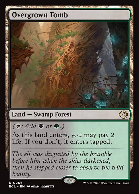 Overgrown Tomb - Lorwyn Eclipsed