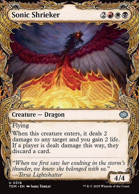 Sonic Shrieker (Showcase) - Tarkir: Dragonstorm