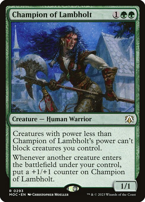 Champion of Lambholt - Commander: March of the Machine