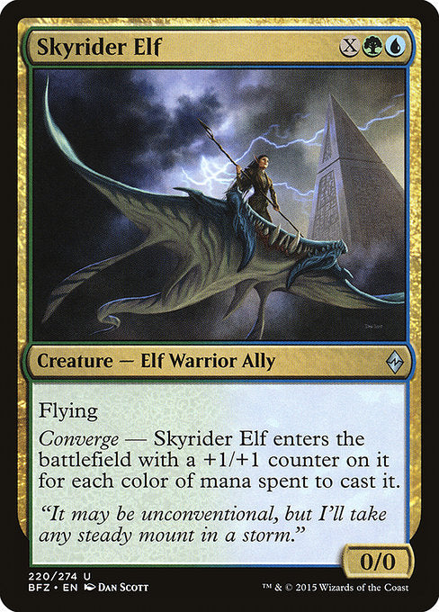 Skyrider Elf - Battle for Zendikar