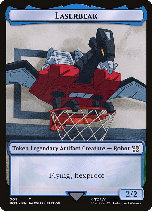 Laserbeak Token - Universes Beyond: Transformers
