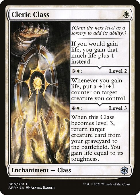Cleric Class (Foil) - Adventures in the Forgotten Realms