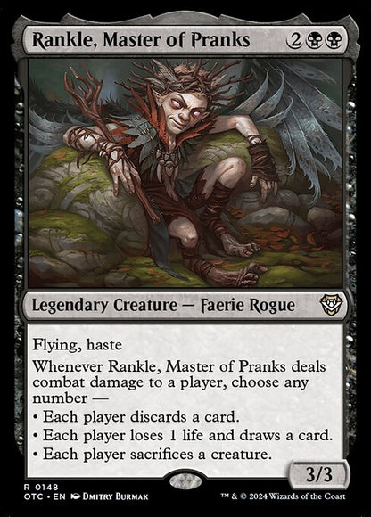 Rankle, Master of Pranks (Extended Art) (Foil) - Throne of Eldraine