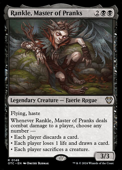 Rankle, Master of Pranks (Extended Art) (Foil) - Throne of Eldraine