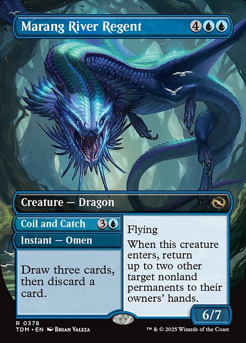 Marang River Regent (Borderless) (Foil) - Tarkir: Dragonstorm