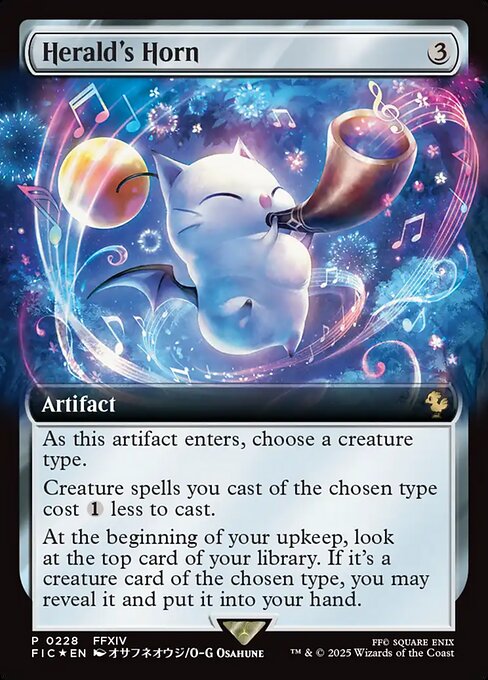 Herald's Horn (Extended Art) (Foil) - Buy-A-Box Promos