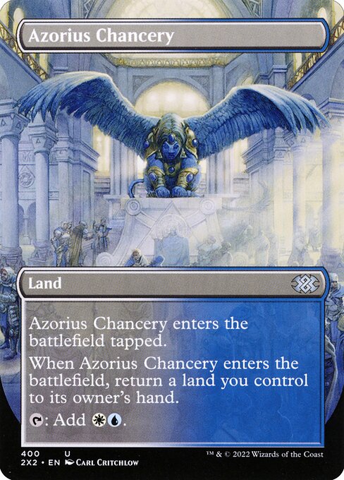 Azorius Chancery (Borderless) - Double Masters 2022