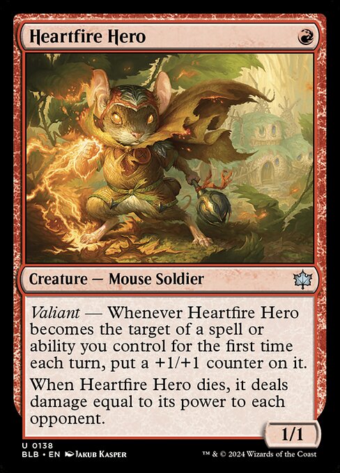 Heartfire Hero (Foil) - Bloomburrow