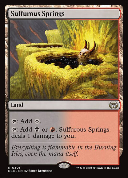 Sulfurous Springs - Commander: Duskmourn: House of Horror