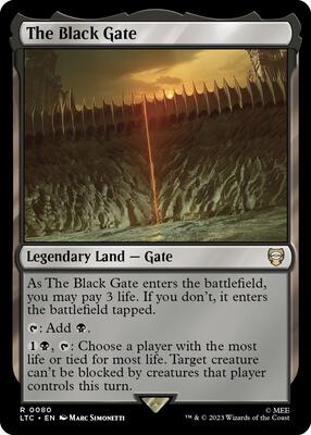 The Black Gate - Commander: The Lord of the Rings: Tales of Middle-earth