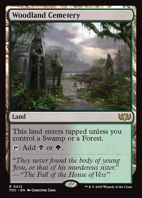 Woodland Cemetery - Commander: Tarkir: Dragonstorm