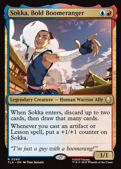 Sokka, Bold Boomeranger - Avatar: The Last Airbender