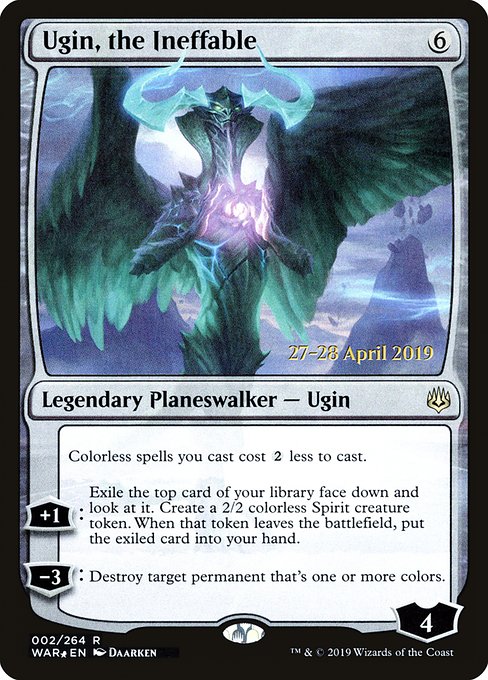 Ugin, the Ineffable - Prerelease Cards