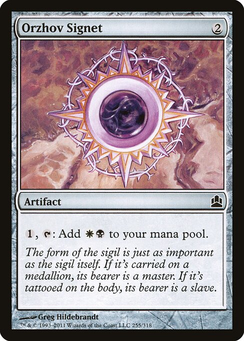 Orzhov Signet - Commander